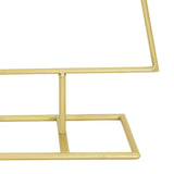 Albero di Natale in metallo con supporto Oro 90 cm