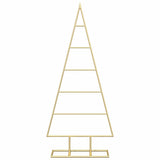 Albero di Natale in metallo con supporto Oro 90 cm