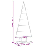 Albero di Natale in metallo con supporto Oro 90 cm