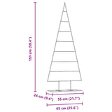Albero di Natale in metallo con supporto Oro 150 cm