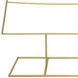 Albero di Natale in metallo con supporto Oro 180 cm