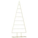 Albero di Natale in metallo con supporto Oro 180 cm