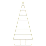 Albero di Natale in metallo con supporto Oro 180 cm