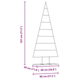 Albero di Natale in metallo con supporto Oro 180 cm
