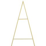 Albero di Natale in metallo con supporto Oro 210 cm