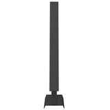 Albero di Natale in metallo con supporto Nero 60 cm Acciaio