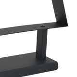 Albero di Natale in metallo con supporto Nero 90 cm Acciaio