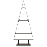 Albero di Natale in metallo con supporto Nero 90 cm Acciaio