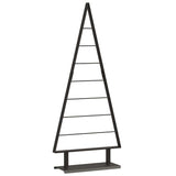 Albero di Natale in metallo con supporto Nero 125 cm Acciaio