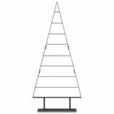 Albero di Natale in metallo con supporto Nero 180 cm Acciaio