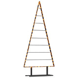 Albero di Natale in metallo con supporto Nero 180 cm Acciaio