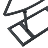 Albero di Natale in metallo con supporto Nero 90 cm Acciaio