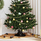 Supporto per Albero di Natale Nero 40 x 40 x 21 cm Acciaio