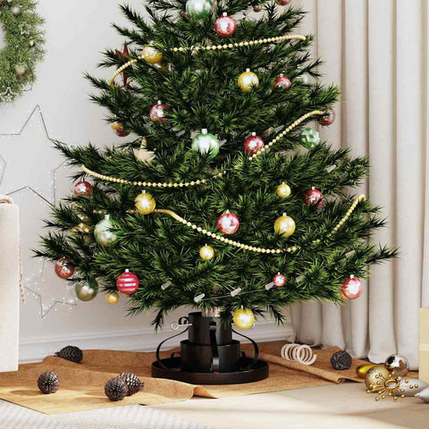 Supporto per Albero di Natale Nero 40 x 40 x 21 cm Acciaio