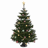 Supporto per Albero di Natale Nero 40 x 40 x 21 cm Acciaio