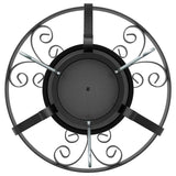 Supporto per Albero di Natale Nero 40 x 40 x 21 cm Acciaio