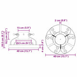 Supporto per Albero di Natale Rame antico 40 x 40 x 20.5 cm
