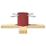 Supporto per Albero di Natale 1.73 Rosso 50 x 50 x 16 cm
