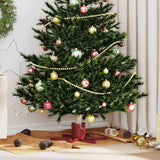 Supporto per Albero di Natale Rosso 49 x 49 x 15,5 cm Acciaio
