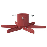 Supporto per Albero di Natale Rosso 49 x 49 x 15,5 cm Acciaio
