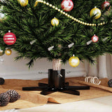 Supporto per Albero di Natale Nero 49 x 49 x 15,5 cm Acciaio