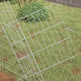 Gabbia per polli Argento 110 x 100 x 85 cm Acciaio zincato
