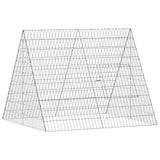 Gabbia per polli Argento 110 x 100 x 85 cm Acciaio zincato