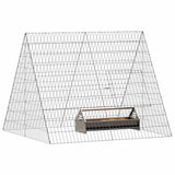 Gabbia per polli Argento 110 x 100 x 85 cm Acciaio zincato