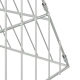 Gabbia per polli Argento 650 x 100 x 85 cm Acciaio zincato