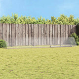 Gabbia per polli Argento 650 x 100 x 85 cm Acciaio zincato