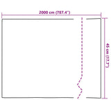 Film per Finestra Statico Grigio Frosted 45 x 2000 cm PVC