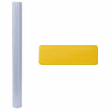 Film per Finestra Statico Grigio Frosted 90 x 500 cm PVC