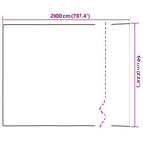 Film per Finestra Statico Bianco Frosted 60 x 2000 cm PVC