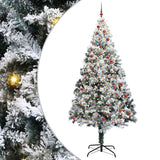 Albero di Natale con 300 LED con supporto Verde 300 cm PVC