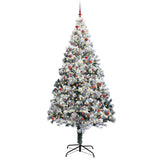 Albero di Natale con 300 LED con supporto Verde 300 cm PVC