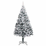 Albero di Natale con 300 LED con supporto Verde 300 cm PVC