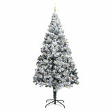 Albero di Natale con 300 LED con supporto Verde 300 cm PVC