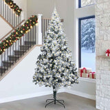 Albero di Natale con 300 LED con supporto Verde 300 cm PVC