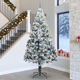 Albero di Natale con 300 LED con supporto Verde 300 cm PVC