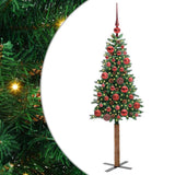 Albero di Natale snodato con 150 LED con supporto Verde 150 cm