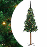 Albero di Natale snodato con 150 LED con supporto Verde 150 cm