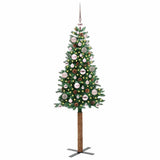 Albero di Natale snodato con 150 LED con supporto Verde 150 cm