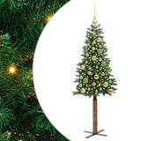 Albero di Natale snodato con 150 LED con supporto Verde 150 cm