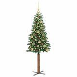 Albero di Natale snodato con 150 LED con supporto Verde 150 cm