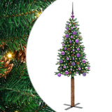 Albero di Natale snodato con 150 LED con supporto Verde 150 cm