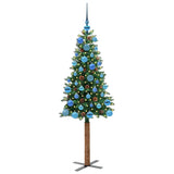 Albero di Natale snodato con 150 LED con supporto Verde 150 cm