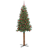Albero di Natale snodato con 300 LED con supporto Verde 180 cm