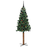 Albero di Natale snodato con 300 LED con supporto Verde 180 cm