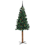 Albero di Natale snodato con 300 LED con supporto Verde 180 cm