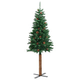 Albero di Natale snodato con 300 LED con supporto Verde 180 cm